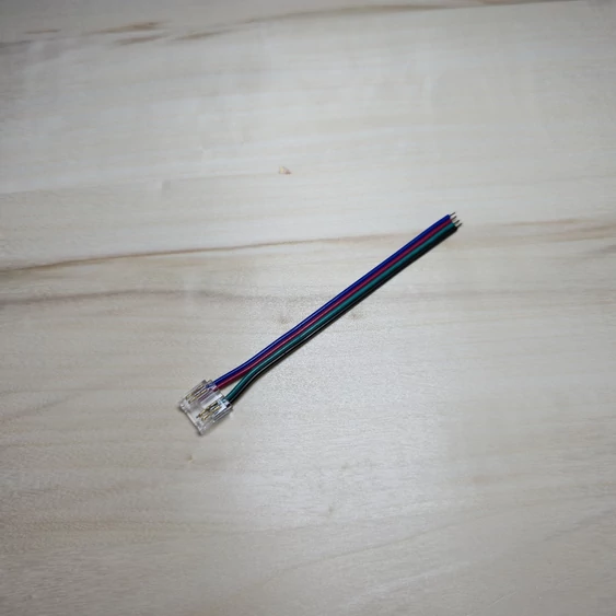 10mm RGB/4pin COB LED szalag betáp csatlakozó
