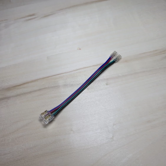 10mm RGB/4pin COB LED szalag flexibilis toldó csatlakozó