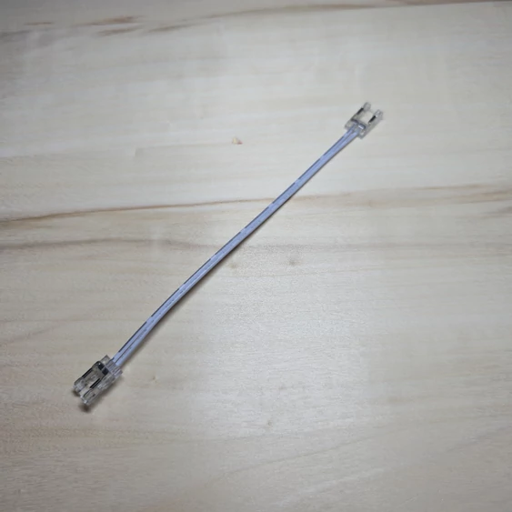 8mm egyszínű/2pin COB LED szalag flexibilis toldó csatlakozó