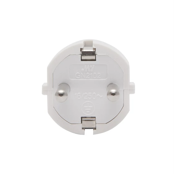 Szerelhető lengő dugvilla, fehér, 250V 16A