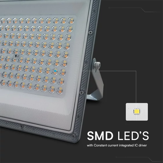 V-TAC RLE 100W LED reflektor, állítható színhőmérséklettel, szürke házzal - SKU 23615
