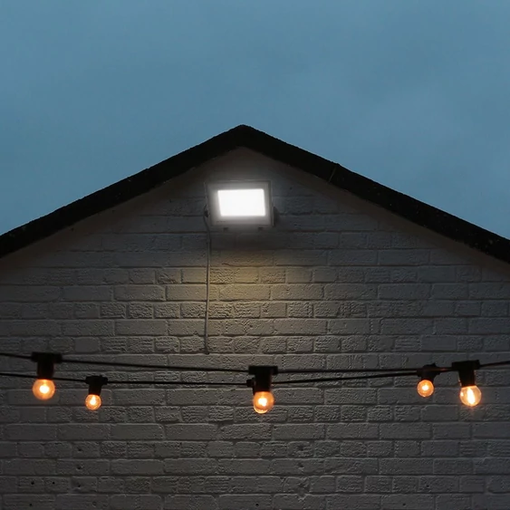 V-TAC RLE 100W LED reflektor, állítható színhőmérséklettel, szürke házzal - SKU 23615