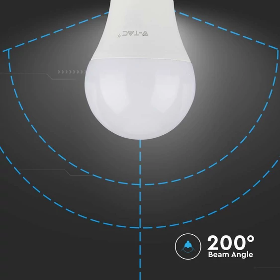 LED Bulb - SAMSUNG CHIP 10.5W E27 A60 Thermoplastic 4000K