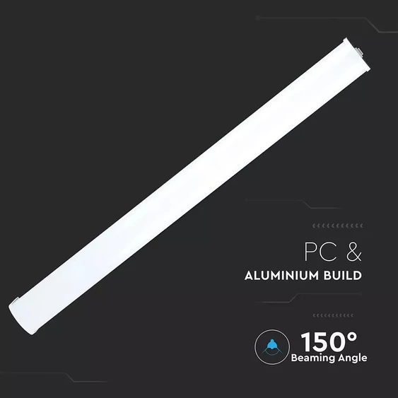 V-TAC 10W beltéri króm fali LED lámpa, hideg fehér - SKU 3917
