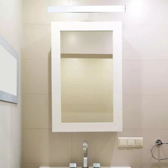 V-TAC 10W beltéri króm fali LED lámpa, hideg fehér - SKU 3917