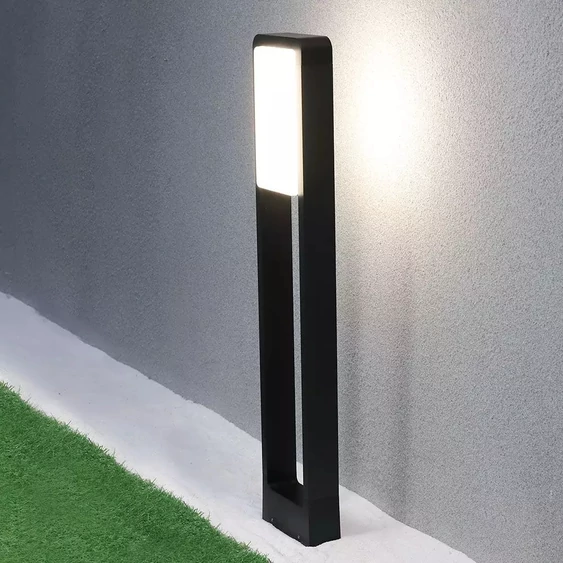 10W LED Bollard Lamp SAMSUNG CHIP Black Body IP65 6400K