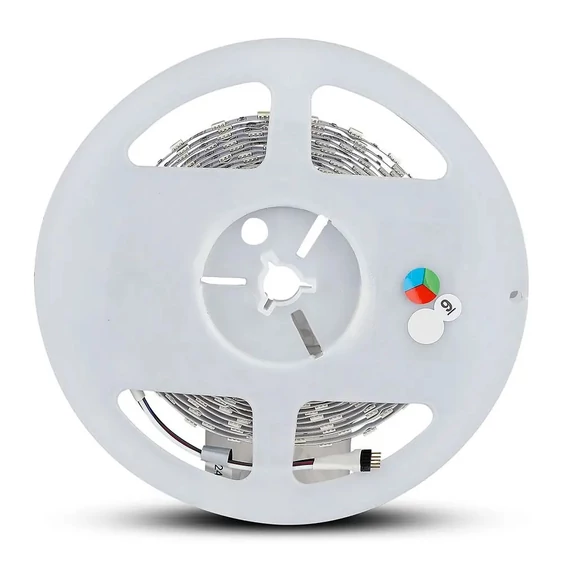 V-TAC 10W okos LED szalag szett, 5m, RGB - SKU 2583