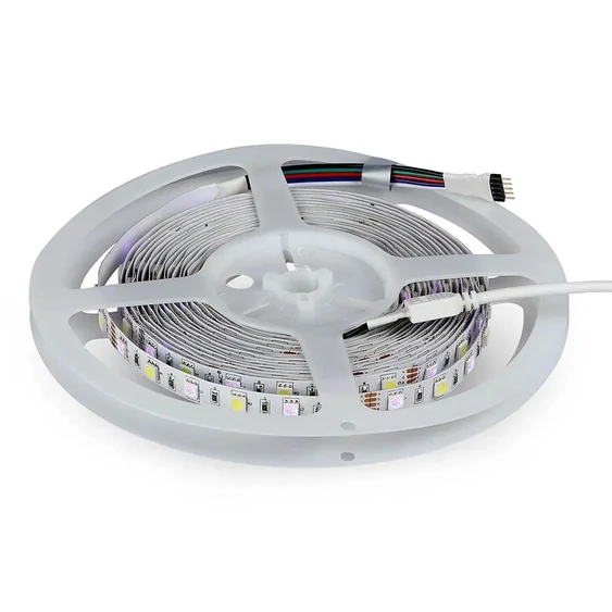 V-TAC 10W okos LED szalag szett, 5m, RGB - SKU 2583