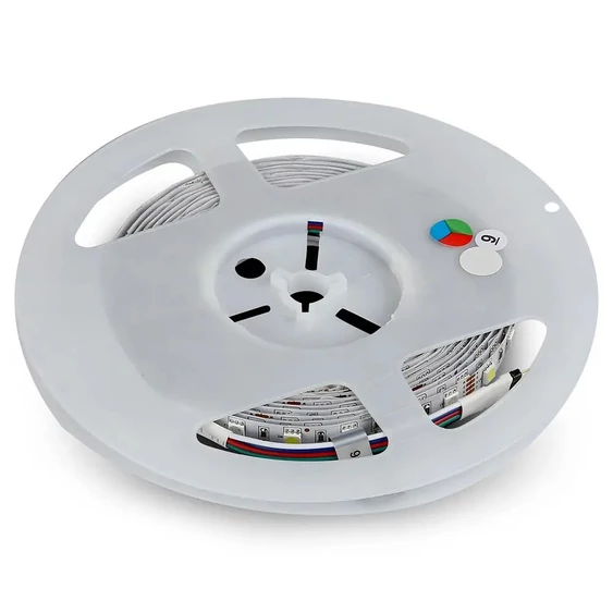 V-TAC 10W okos LED szalag szett, 5m, RGB - SKU 2583