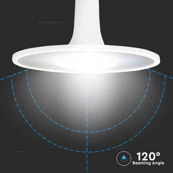 V-TAC 11W E27 természetes fehér akril LED UFO égő - SKU 2782
