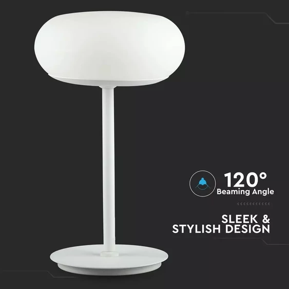 V-TAC 12W dimmelhető asztali LED lámpa, meleg fehér - SKU 40071