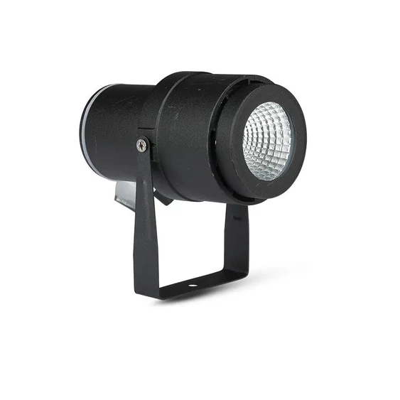 V-TAC 12W, fekete, földbe szúrható talajlámpa, IP65, meleg fehér - SKU 217544
