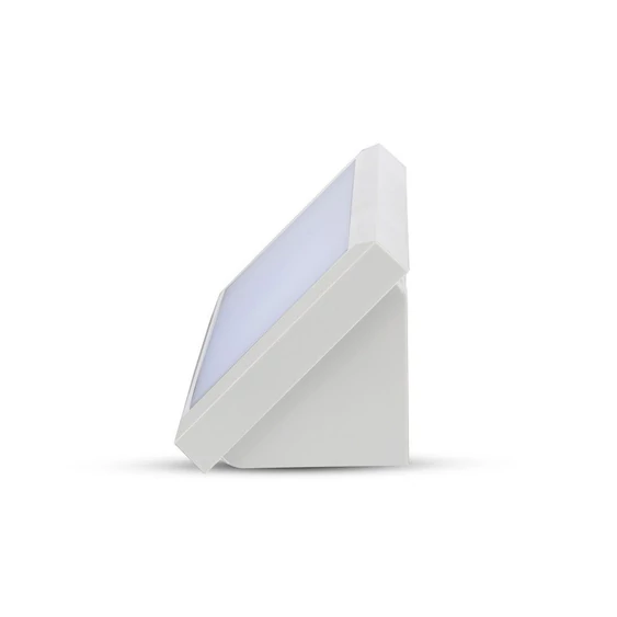 V-TAC Landscape 12W kültéri fali LED lámpa hideg fehér, fehér házzal, 100 Lm/W - SKU 6815