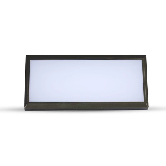 12W LED Landscape Outdoor Soft Light-Medium 6500K Black Body IP65