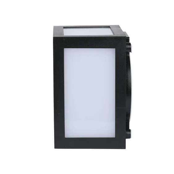 12W LED Wall Light Black Body 3000K