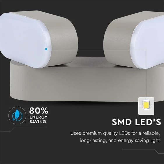 12W Led Wall Lamp Movable Green Body 3000K