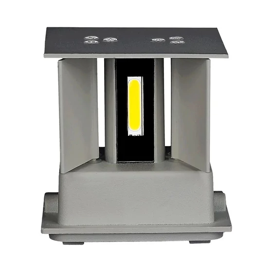 11W LED Wall Lamp With Bridgelux Chip Grey 3000K Square