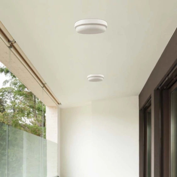 V-TAC 12W LED mennyezeti lámpa, IP54, fehér házas, meleg fehér - SKU 10195