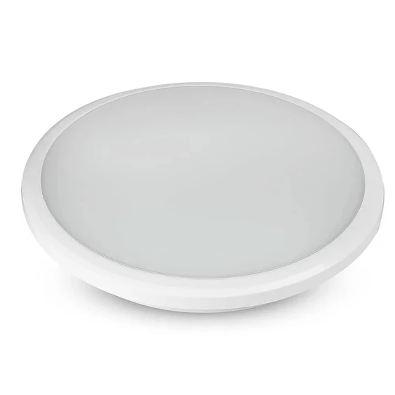 V-TAC 12W mennyezeti LED lámpa, mozgásérzékelővel, IP54, meleg fehér - SKU 937