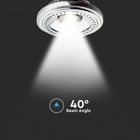 V-TAC 12W AR111 G53 LED égő természetes fehér 40° - SKU 214256