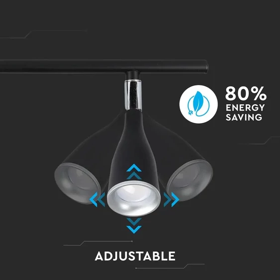 13.5W Led Wall Lamp 3000K Black