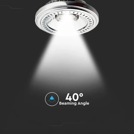 V-TAC 15W AR111 G53 LED égő hideg fehér 40° - SKU 4255