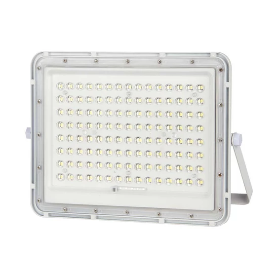 V-TAC 16000mAh napelemes LED reflektor 20W hideg fehér, 1800 Lumen, fehér házzal - SKU 7845