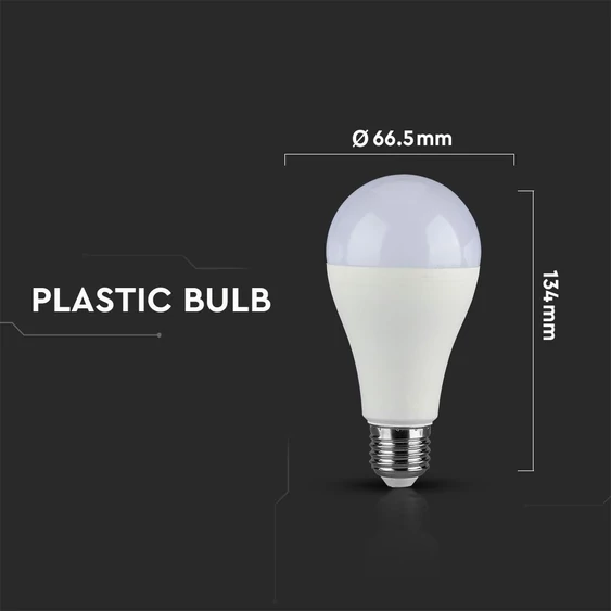 V-TAC 17W E27 természetes fehér CRI>95 LED égő - SKU 7486