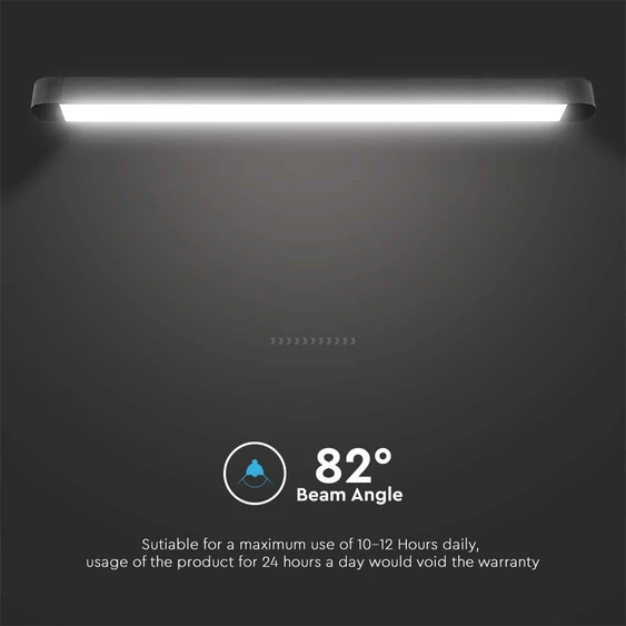 V-TAC 18W lineáris LED lámpatest Slim 48V mágneses sínhez, természetes fehér - SKU 10245