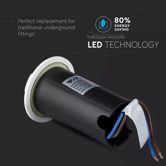 1W LED Step Light White 4Way 6500K