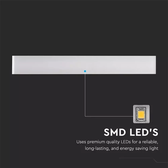 V-TAC 20W beltéri fali LED lámpa meleg fehér - SKU 8535