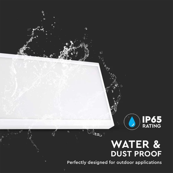 V-TAC Landscape 20W kültéri fali LED lámpa hideg fehér, fehér házzal, 100 Lm/W - SKU 6818