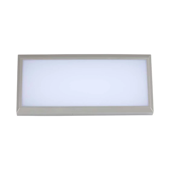 V-TAC Landscape 20W kültéri fali LED lámpa meleg fehér, szürke házzal, 100 Lm/W - SKU 218236