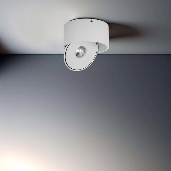 V-TAC 20W mennyezeti COB LED mélysugárzó, állítható szöggel, fehér házzal, CCT - SKU 23155