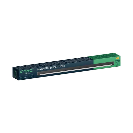 V-TAC 22W lineáris LED lámpatest Slim 48V mágneses sínhez, meleg fehér - SKU 10249