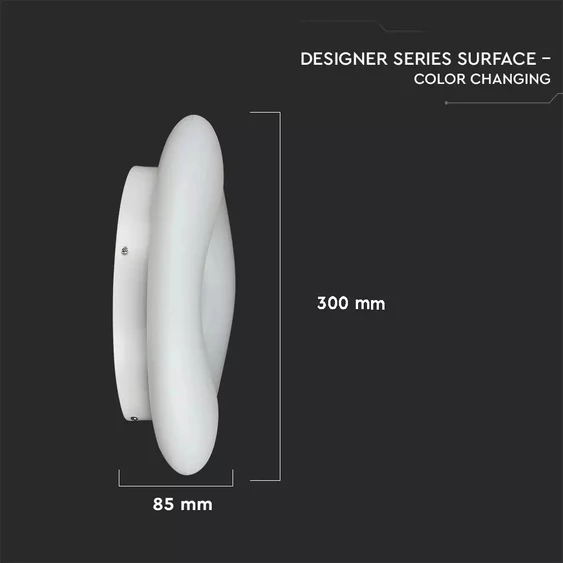 V-TAC 22W mennyezeti designer LED lámpa változtatható színhőmérséklet - SKU 3966