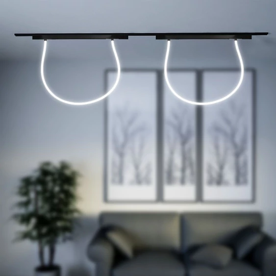 V-TAC 23W flexibilis fénycső Slim 48V mágneses sínhez, természetes fehér, 2 méter hosszú - SKU 10280