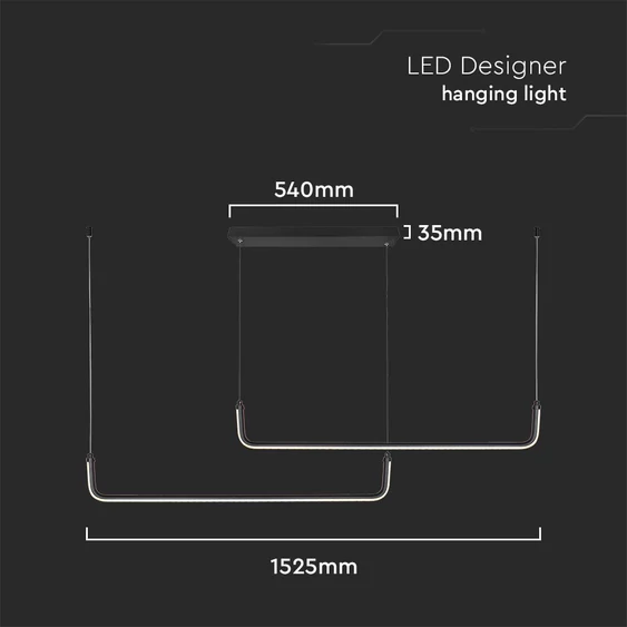 24W LED Designer Hanging Light, 4000K