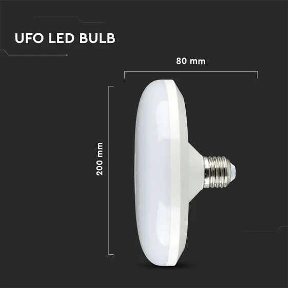 V-TAC 24W E27 természetes fehér LED UFO égő - SKU 217