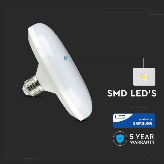 V-TAC 24W E27 természetes fehér LED UFO égő - SKU 217