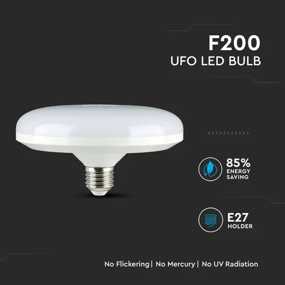 V-TAC 24W E27 természetes fehér LED UFO égő - SKU 217