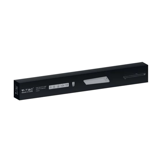V-TAC 2.5W, 2in1 akkumulátoros LED bútorvilágítás, meleg fehér, ezüst házzal, 60 cm - SKU 2969