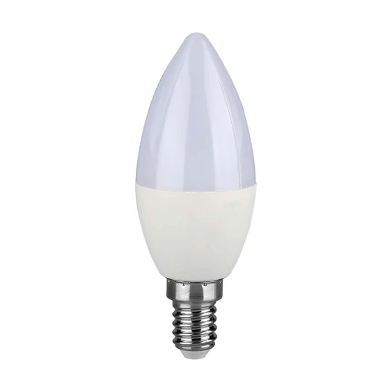 V-TAC 2.9W E14 hideg fehér C37 LED gyertya égő - SKU 2986