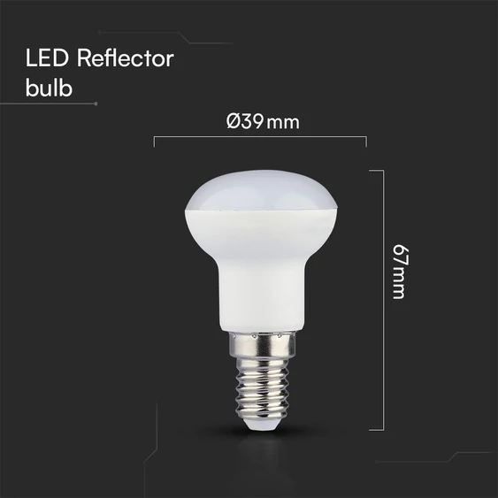 LED Bulb - SAMSUNG CHIP 3W E14 R39 Plastic 6400K