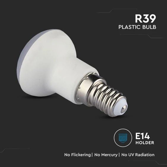 LED Bulb - SAMSUNG CHIP 3W E14 R39 Plastic 6400K