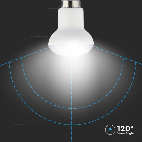 LED Bulb - SAMSUNG CHIP 3W E14 R39 Plastic 6400K
