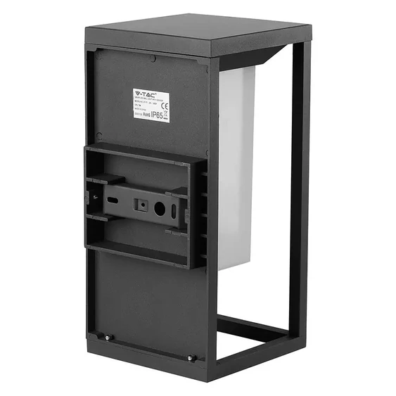 V-TAC 2W napelemes fali LED lámpa, IP65, meleg fehér - SKU 784