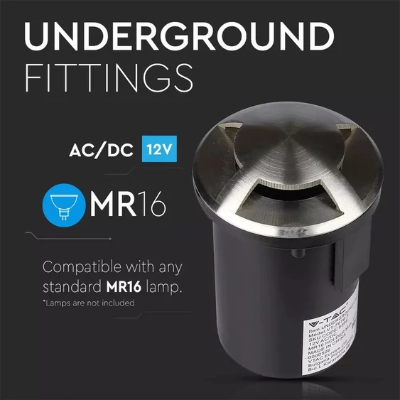 MR16 Underground Fitting 12V Three Window