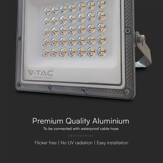 V-TAC RLE 30W LED reflektor, állítható színhőmérséklettel, szürke házzal - SKU 23613