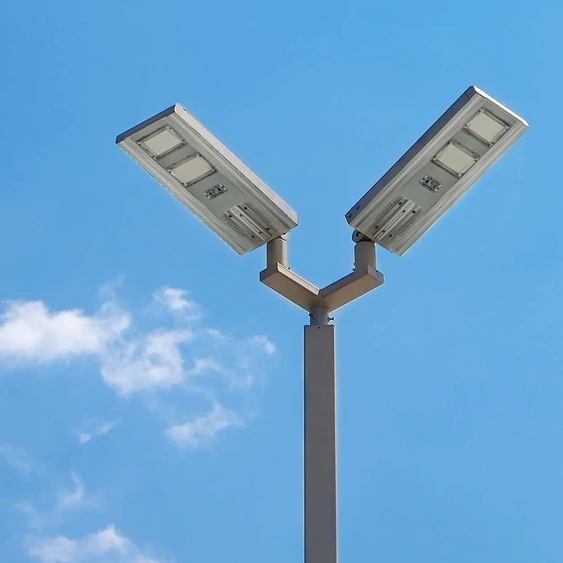V-TAC 33W napelemes utcai térvilágító, természetes fehér - SKU 6755